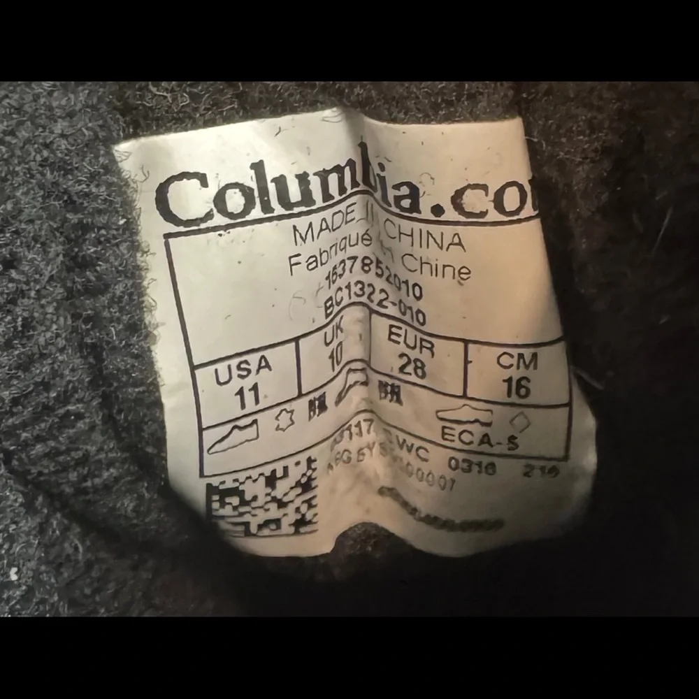 Columbia Rope Tow III Waterproof snow boots toddler 11 EUC